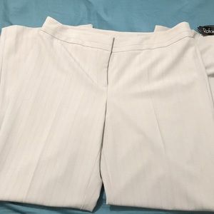 Cream color 2 way stretch dress pants